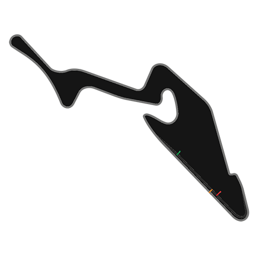Top down view of the Nurburgring racing track